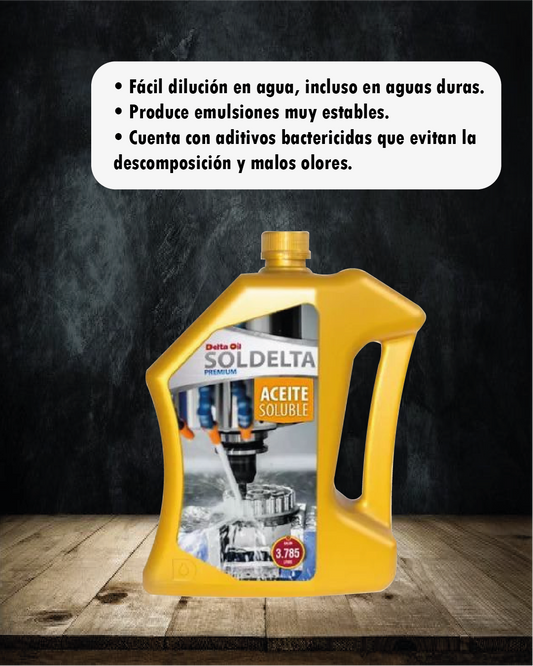 Aceite soluble lechoso – Galón – Soldelta