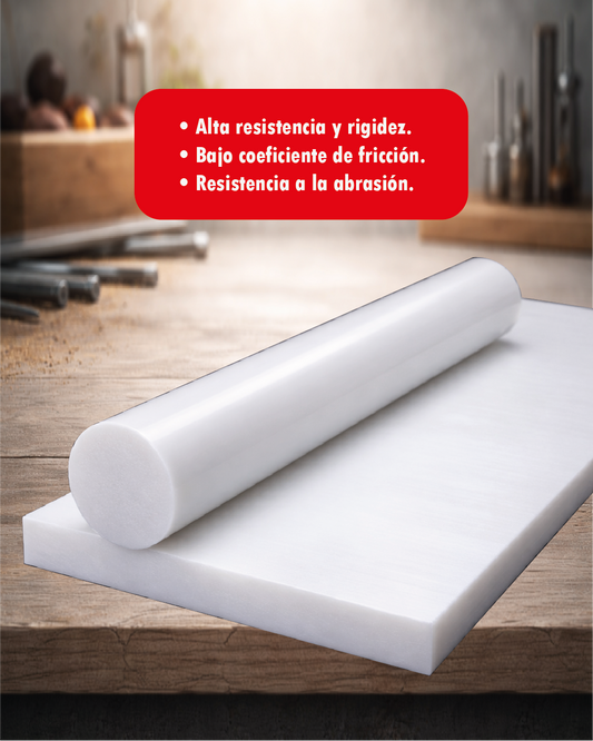 Acetal en Barra/Lámina - Blanco – Metal-Plast