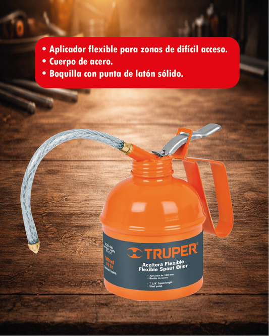 Aceitera Manual Pico Flexible – Truper