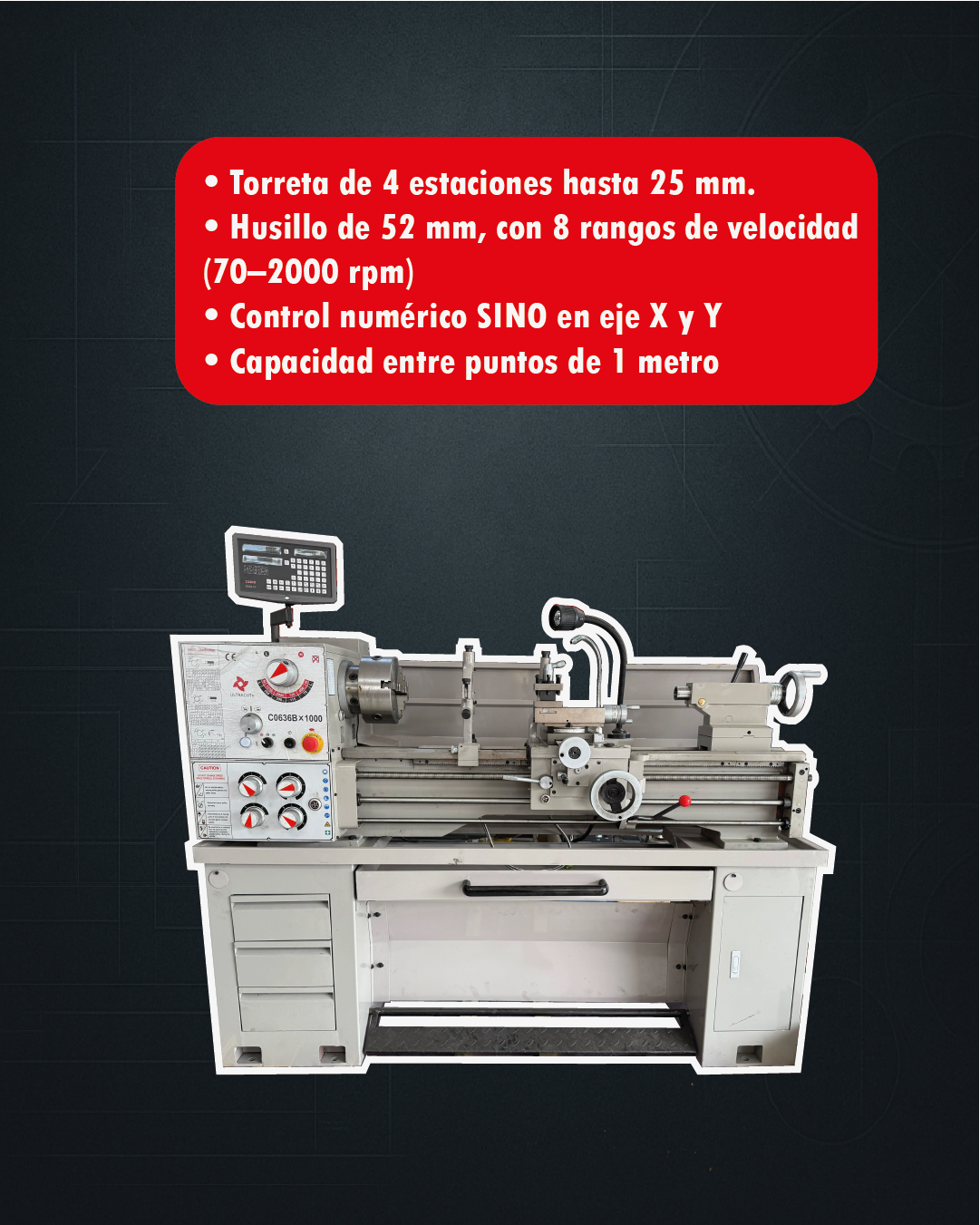 Torno C0636B × 1000 – UltraCut