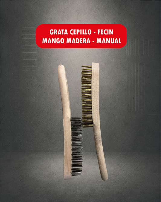 Grata Cepillo Manual – Mango de Madera – Fecin