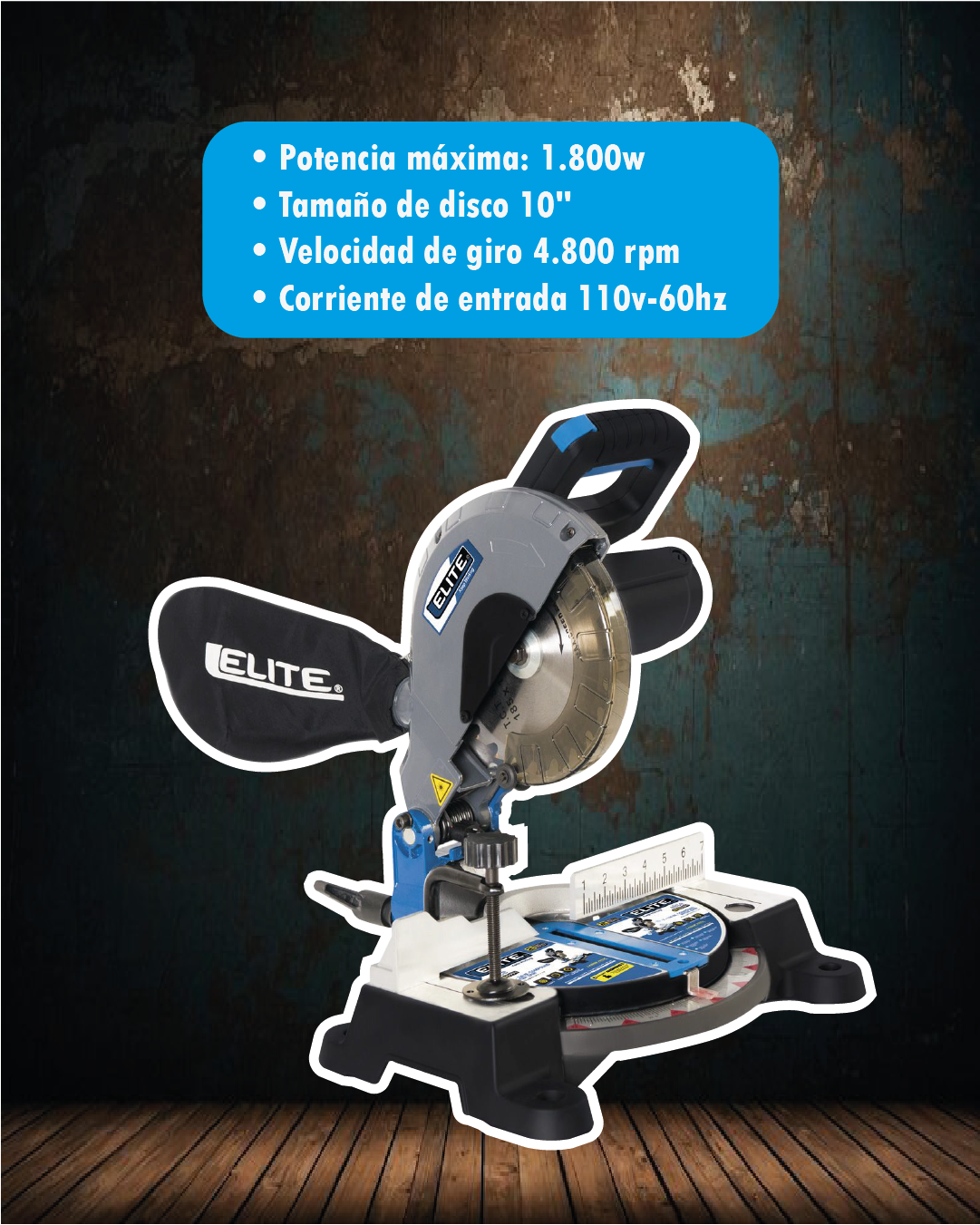 Acolilladora Profesional 10" – Elite