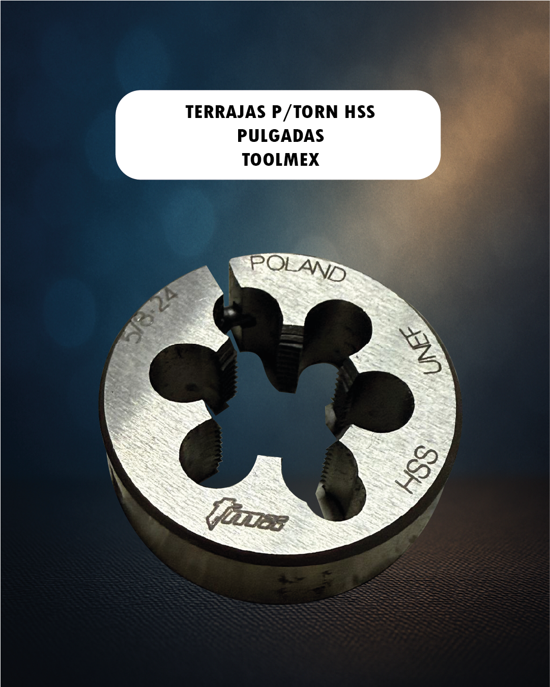 Terrajas redondas para tornillo – HSS EXT – Toolmex