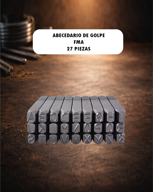 Abecedario de Golpe – 27 Piezas – FMA