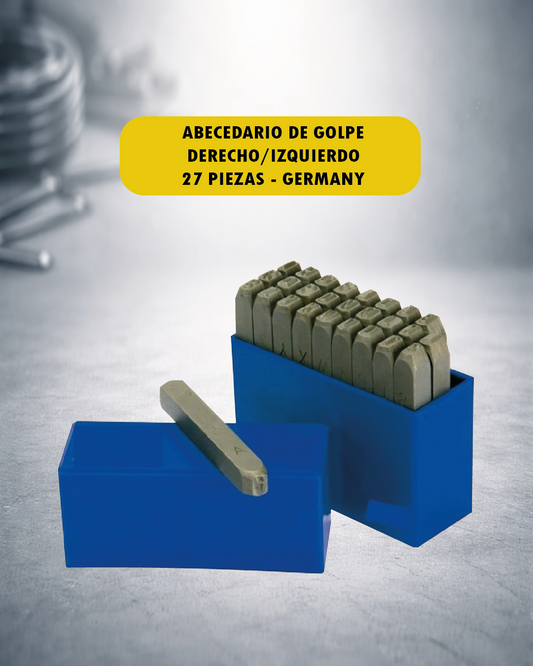 Abecedario de Golpe Derecho / Izquierdo – 27 Piezas – Germany