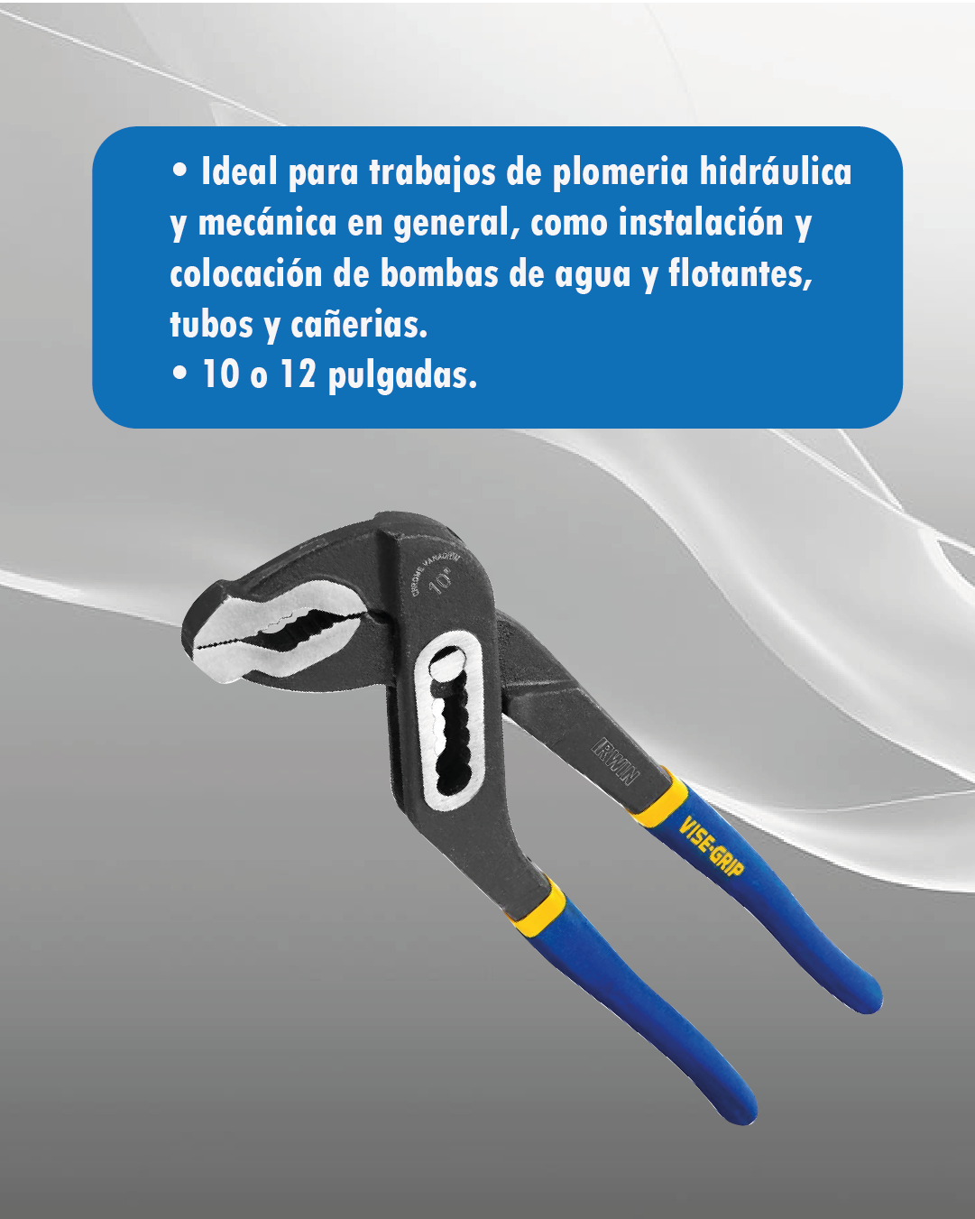 Alicate Acanalado GP – Irwin
