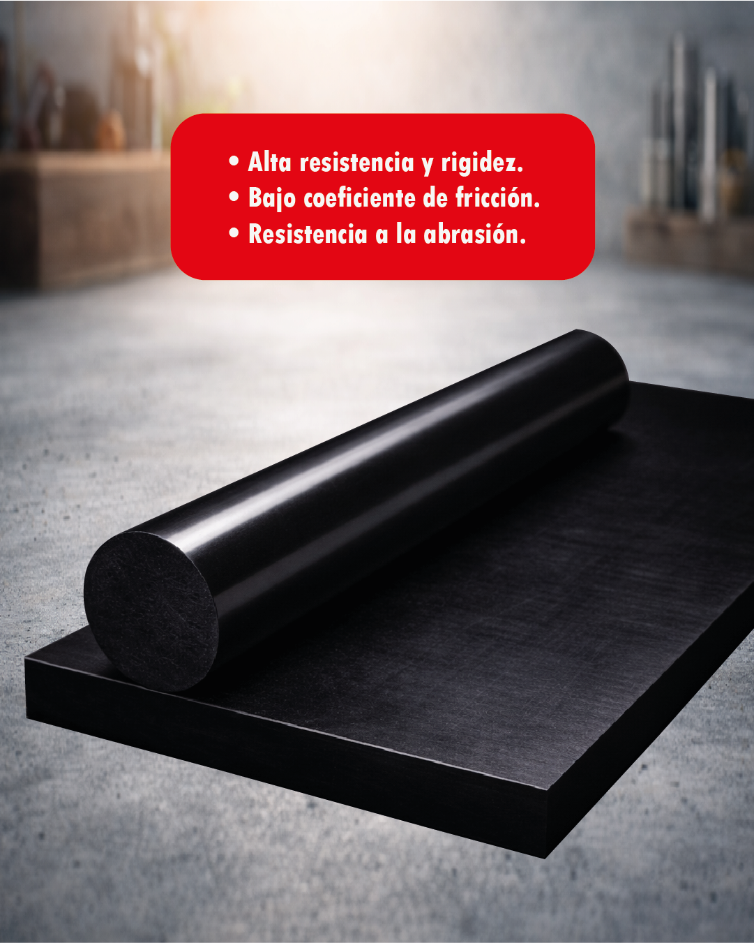 Acetal en Barra/Lámina - Negro – Metal-Plast