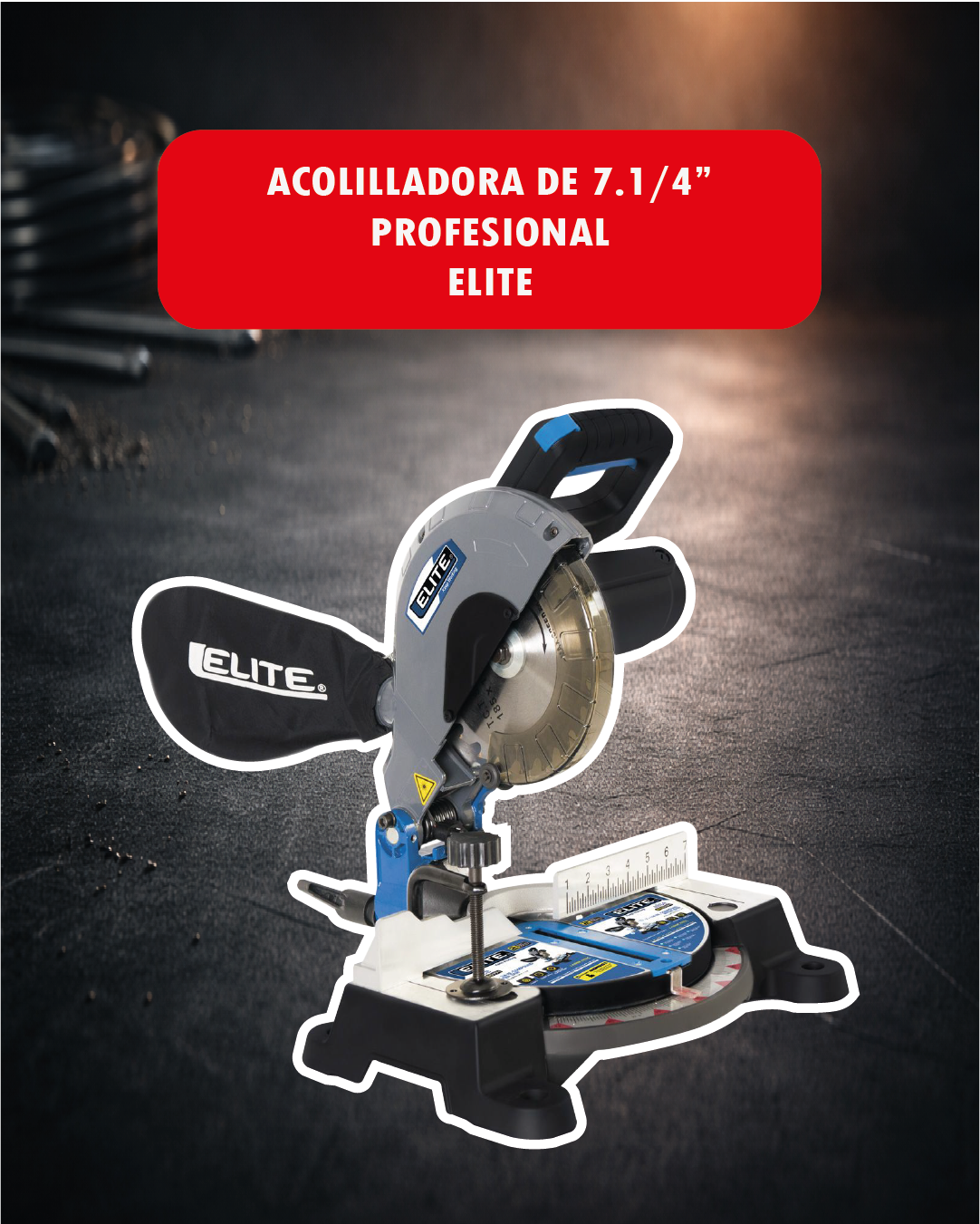 Acolilladora Profesional 7-1/4" – Elite