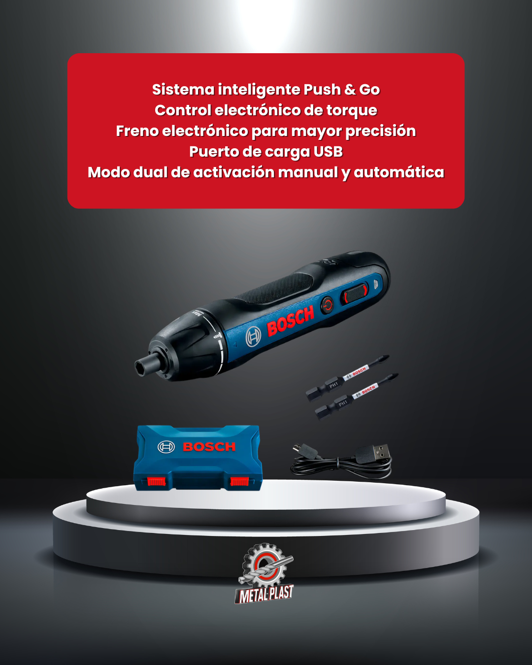 Atornillador Inalámbrico - 3.6V - Bosch GO