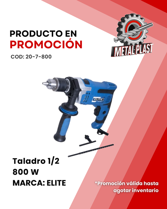 Taladro 1/2  800 W - ELITE
